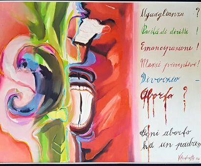 Problematica femminile - a Paint Artowrk by Vittoria Andretta